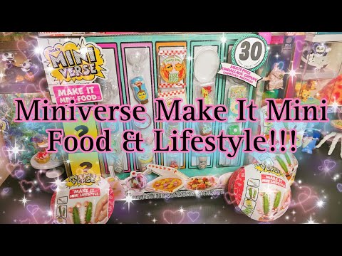 Let's take a look at Mini Food! MGA's MINI Verse Make it Mini Food