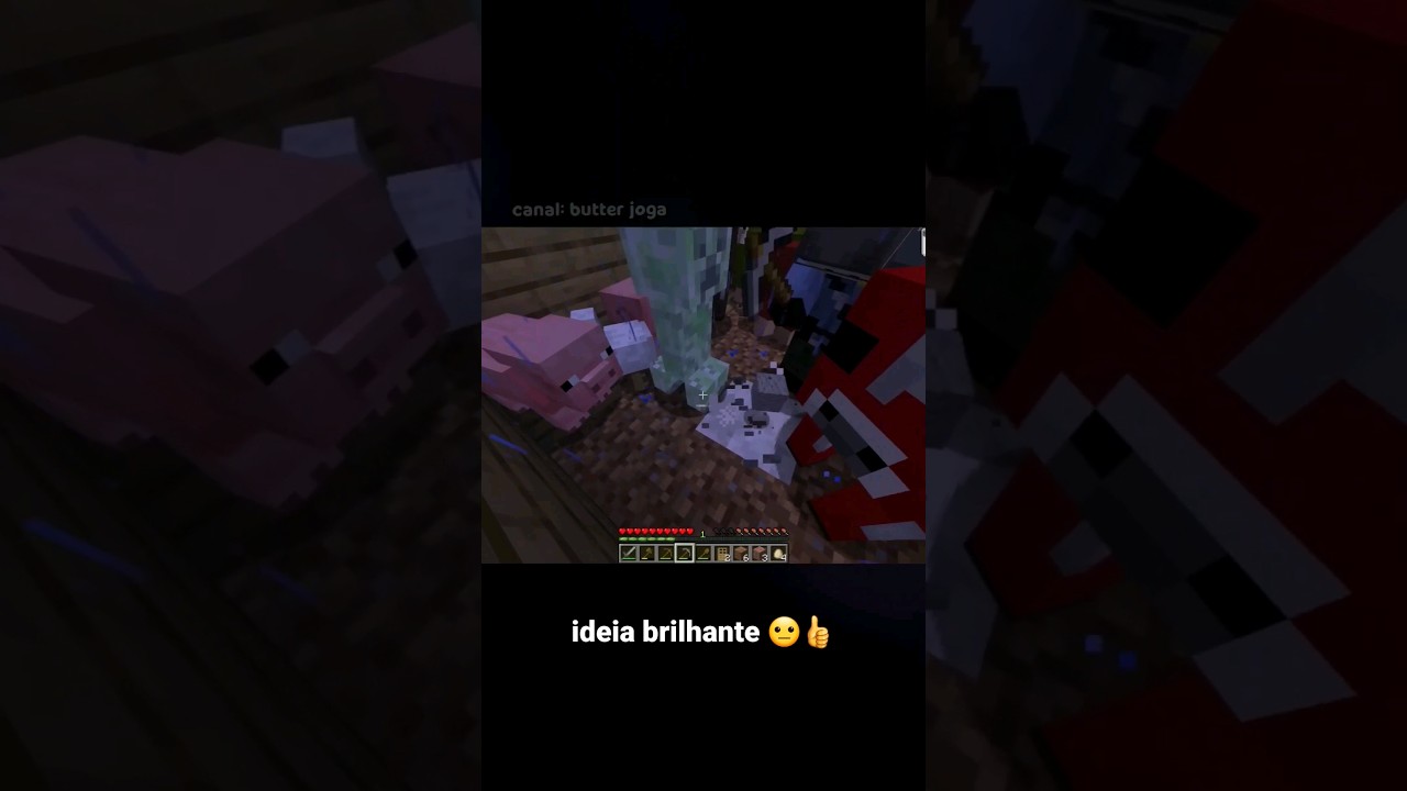 quando alguém tem uma ideia incrível ?? no minecraft um bloco