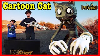 CARTOON CAT FOUND US | SEARCH for GOLDEN GUN | X-SHOT | D&D SQUAD