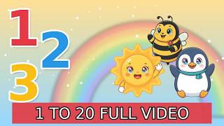 🔢 Numbers Song 1 to 20 Full Video 🎵 50 Min of Counting | Kids Songs | Tiny Tune Town
