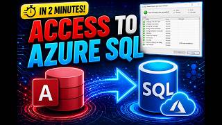 Import  data from access database to SQL server azure