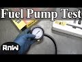 How to Properly Test and Diagnose a Bad Fuel Pump