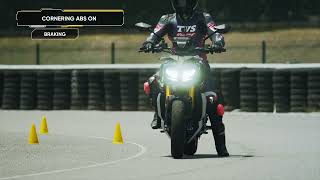 TVS Apache RTR 310 Tech |  Cornering ABS