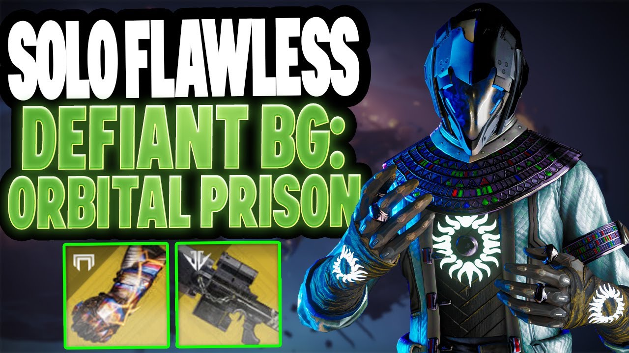 Solo Flawless Legend Defiant Battleground: Orbital Prison (warlock  build) [Destiny 2]