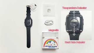 4G RTOS Health GPS Tracking Watch with Temperature & Heart Rate Monitoring | Wonlex CT10T Review