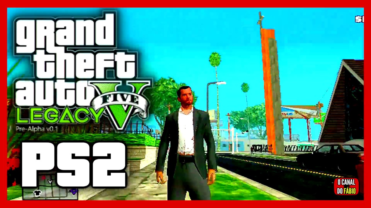 GTA V LEGACY BUILD 7  NOVIDADES PS2! 