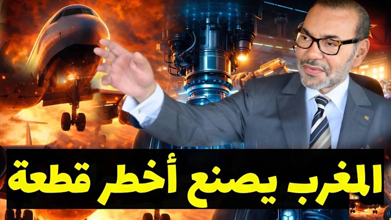 السر في اشراف الملك محمد السادس على صناعة أخطر قطعة في نظام هبوط الطائرات