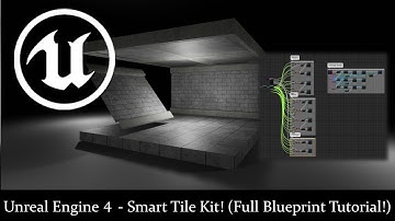 Unreal Engine 4 - Smart Tile Kit! (Full Blueprint Tutorial!)