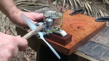 Lockdown Engine Run - Webra Record 1.5cc Diesel