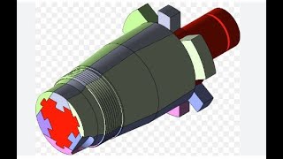 #collapsible  core design in solidworks #cap #bottle cap #internal thread