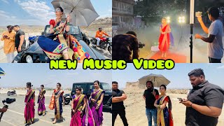 BTS My Lifes 1st Professional Music video Shoot | Saree Maharashtra ki Shaan | Bindass Kavya Vlogs