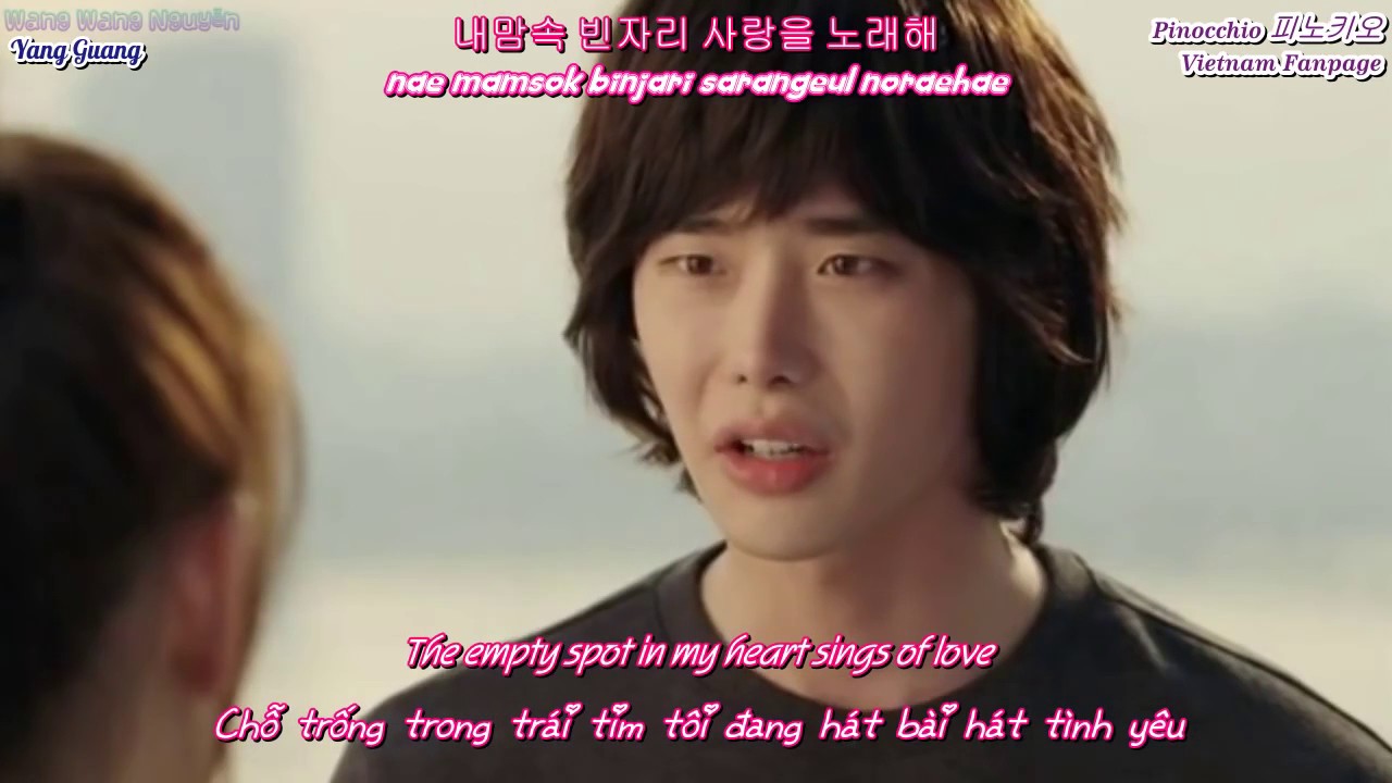 FMV OST1 PINOCCHIO First Love  Tiger JKfeat Punch Hangul+Roman+Eng+Viet Sub Shin Hye♥Jong Suk