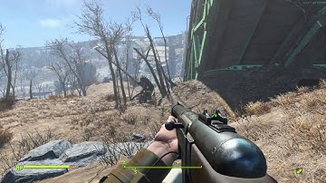 Two Deathclaws fighting each other!