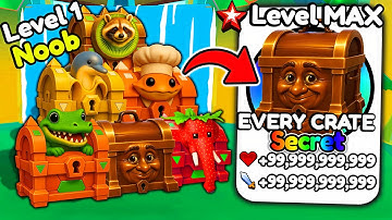 Starting Over as NOOB with EVERY NEW SECRET CRATE!