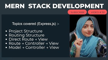 Express JS #3: Project Setup, Routing, Controllers, Models & Views