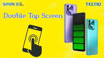 Double Tap Screen ON OFF Tecno Spark 8 Pro | Double Tap Screen ON OFF Tecno Spark 8/8P
