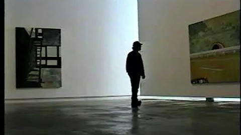 Artist Peter Doig at The Belkin Gallery - UBC 2001