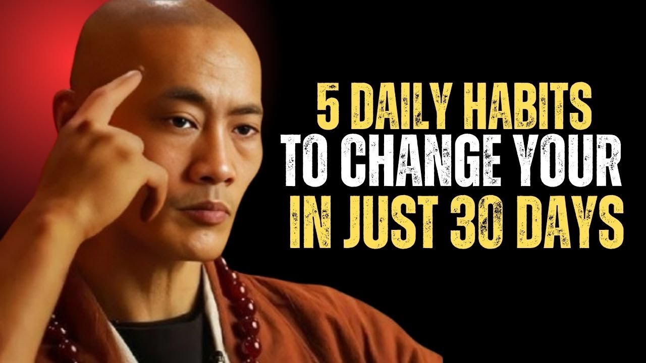 5 DAILY HABITS TO CHANGE YOUR LIFE IN 30 DAYS 💪🧠 - YouTube