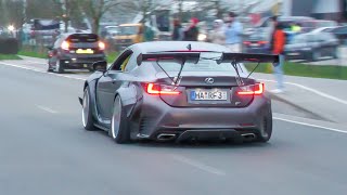 LOW Tuner cars leaving a Carshow | Hall Of Fame 2024