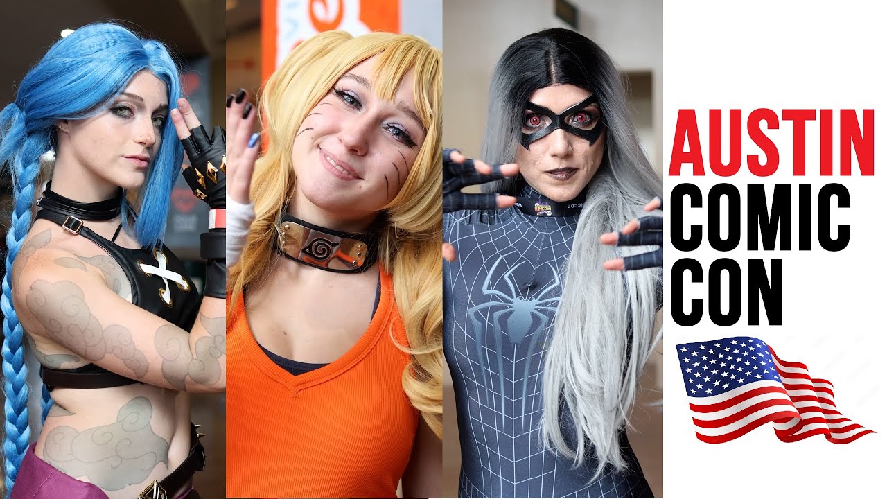 Это Greater Austin Comic Con 2025, Техас. Лучший косплей, музыкальное видео, лучшие костюмы, аним...