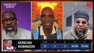 Unc Ocho & Iso react to Thunder-Spurs + LeBron & 76ers beat Knicks + Pistons beat Celtics | Nightcap Update