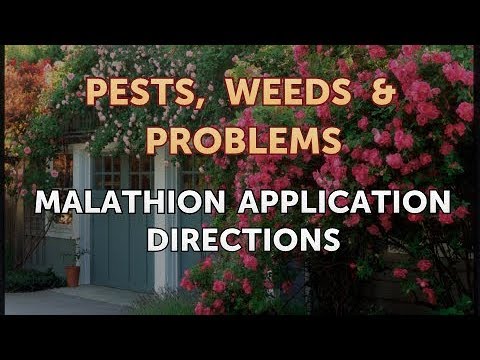 Malathion Application Directions