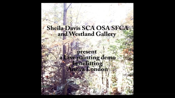 Anova Live Painting demo by Sheila Davis SCA OSA S...