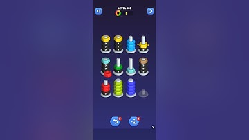 Nut sort - color puzzle game by kiwi fun level 383