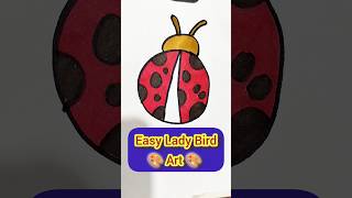 Hoe to draw a cute &amp; Little Ladybird 🐞 ✨ | #drawing #art #trendingshorts #ladybird