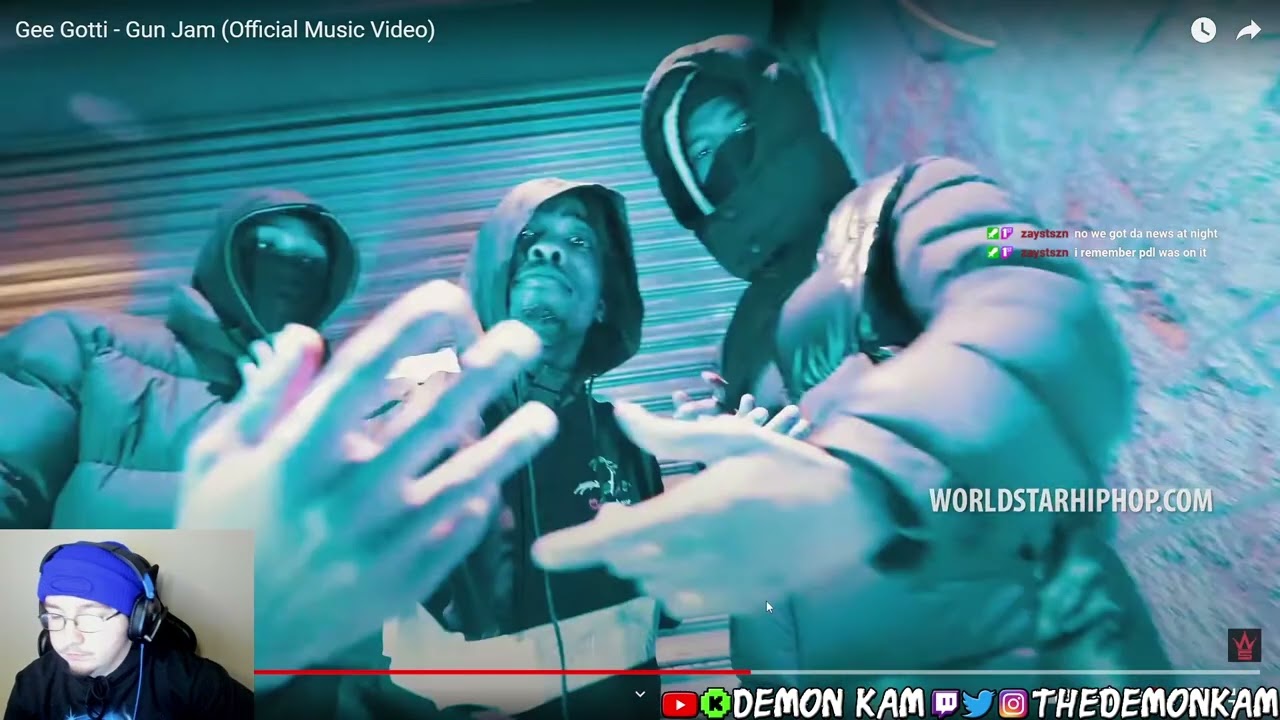 Demon Kam Reacts to Gee Gotti - Gun Jam (Official Music Video)