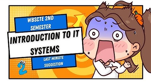 Wbscte Introduction to IT Systems Last Minute Suggestion|Most Important|Education Culture|Part 2