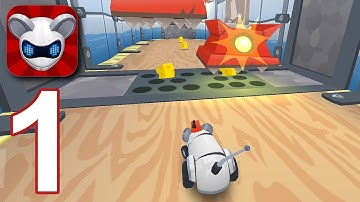 MouseBot - Gameplay Walkthrough part 1 - Tutorial and lab 1: All mazes (iOS,Android)