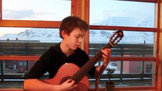 J.S Bach - Toccata and Fugue in D Minor guitar performed by 13 years old boy chords