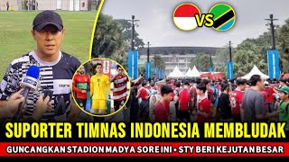 GUNCANGKAN STADION MADYA ~ 9000 Suporter Timnas tiba ~ Shin Tae-yong Beri Kejutan Besar sore ini