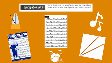 Syncopation by Reed (Syncopation Set 2, Page 39, Exercise 2) - Practice with Me! #drums #drummer