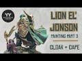 Lion El Jonson Painting Pt. 3 Cloak and Cape