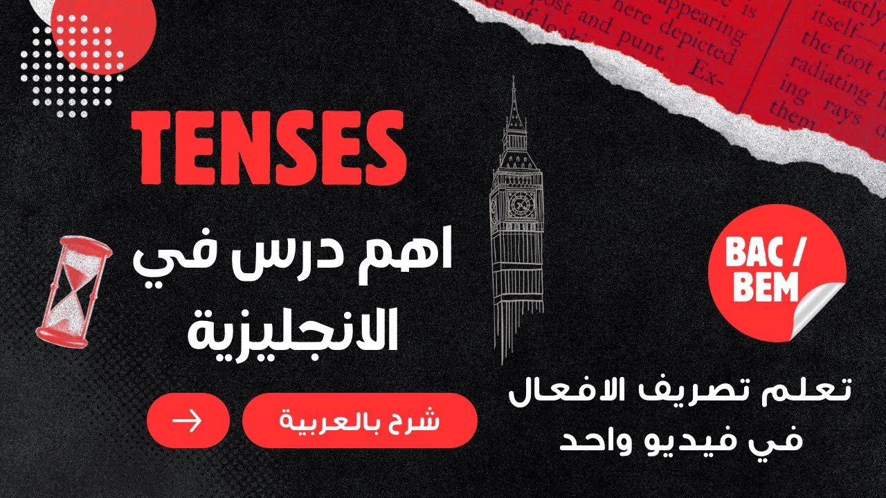 دورة المكتسبات القبلية : درس الازمنة tenses مع النفي negative form - اهم درس في الباك و البيام