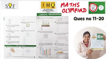 Class 5 Maths Olympiad 2024-25 Question Paper| Ques no 11-20 | IMO Paper Class 5 - 2024-25 Explained