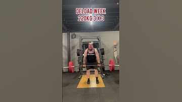Deload week , light deadlifts worked 220kg up to 270kg #gymmotivation #motivation #lifter #strongman