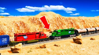 Train Accidents Derailments  Long Trains High Speed Collisions #2 BeamNG DRIVE | Gorilla Wrecking