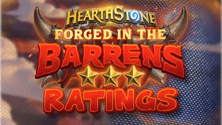 Forged in the Barrens ⭐ Ratings w/ Trump! | Hearthstone
