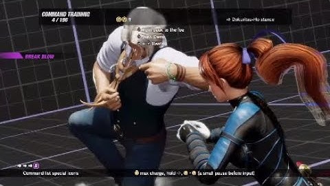 Dead or Alive 6 Brad Wong Command Training Full Move List Drunken Master