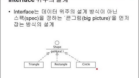 [객체 중심 Java]  #60 11장 - Interface 소개(1)