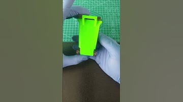 3D Printed GREEN PETG Trash Can