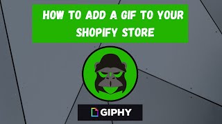 How to Add a GIF to a Shopify Dropshipping Store