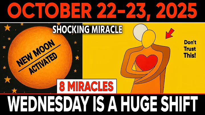 CHOSEN ONES 🌑 October 22 - 23, 2025 – New Moon Portal Opens! 8 MIRACLES You Can’t Miss!