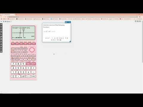 Finding the root(s) of a Cubic Function with the Casio fx-9750GIII and Classpad.net