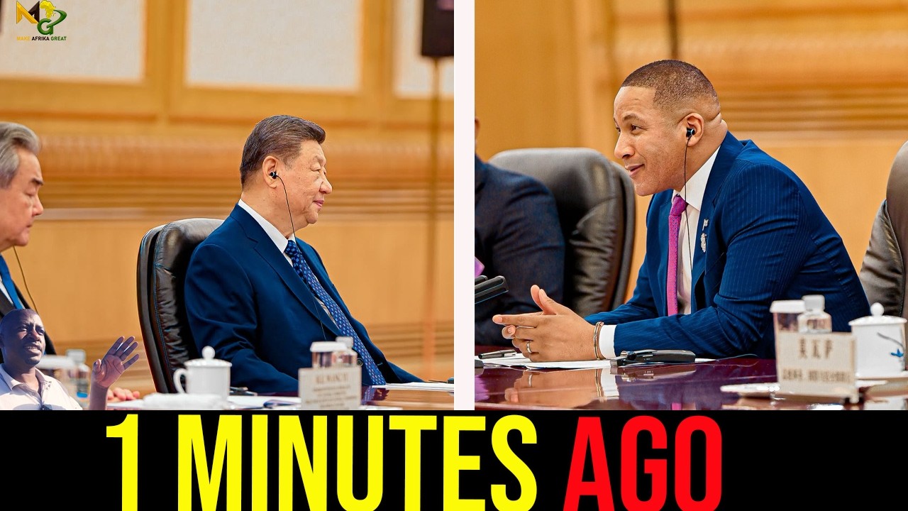 Still from BOTSWANA PRESIDENT STUNS XI! Africa's Resources Must Benefit Africans FIRST