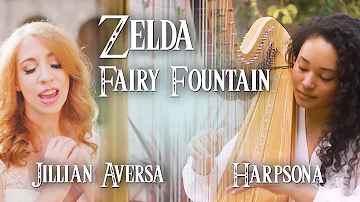 Zelda - "Fairy Fountain" - Vocal & Harp Cover by Jillian Aversa feat. Harpsona