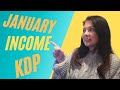 My KDP Earnings - My January 2021 Income Report